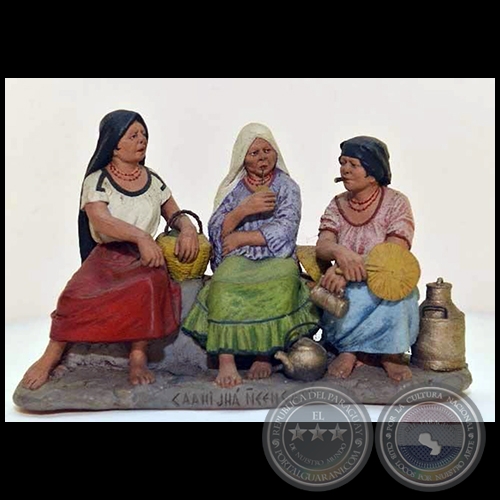 LAS CHISMOSAS - Escultura Miniatura de Serafín Marsal